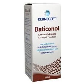 Dermosept Baticonol %10 100 ml Antiseptik Çözelti