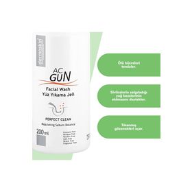 Dermoskin 200 ml Acgun Sivilceli Ve Akneli Ciltler Için Canlandırıcı Tonik