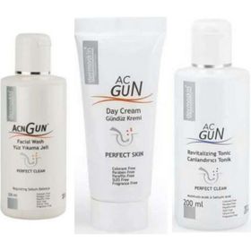 Dermoskin AcGun 200 ml Yüz Yıkama Jeli + Dermoskin AcGun 200 ml Canlandırıcı Tonik