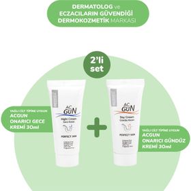 Dermoskin Acgun 30 ml Gündüz Kremi + Dermoskin Acgun 30 ml Gece Kremi
