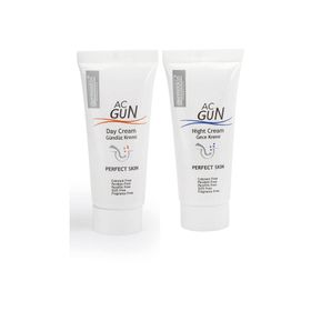 Dermoskin Acgun 30 ml Gündüz Kremi + Dermoskin Acgun 30 ml Gece Kremi