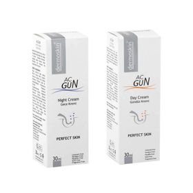 Dermoskin Acgun 30 ml Gündüz Kremi + Dermoskin Acgun 30 ml Gece Kremi