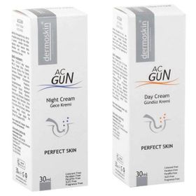 Dermoskin Acgun 30 ml Gündüz Kremi + Dermoskin Acgun 30 ml Gece Kremi
