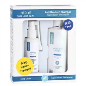 Dermoskin Anti Dandruff Kepek Şampuanı 200 ml+50 ml Dermoskin Saç Derisi Losyonu