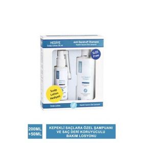 Dermoskin Anti Dandruff Kepek Şampuanı 200 ml+50 ml Dermoskin Saç Derisi Losyonu