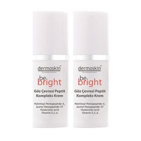 Dermoskin Be Bright Peptit Kompleks 2x15 ml Göz Çevresi Bakım Kremi