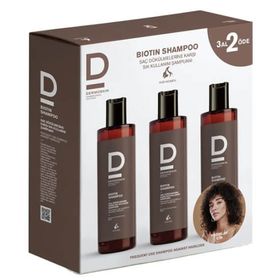 Dermoskin Biotin Avantajlı Paket 3 Al 2 Öde Saç Dökülmelerine Karşı Şampuan