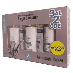 Dermoskin Biotin Erkeklere Özel 3x200 ml Şampuan