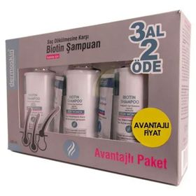 Dermoskin Biotin Kadınlara Özel 3x200 ml Şampuan