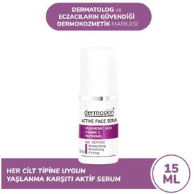 Dermoskin Kırışıklık Karşıtı 15 ml Aktif Yüz Serumu