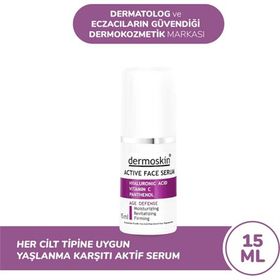 Dermoskin Kırışıklık Karşıtı 15 ml Aktif Yüz Serumu