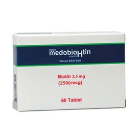 Dermoskin Medohbiotin Biotin 2.5 mg 60 Tablet