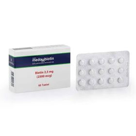 Dermoskin Medohbiotin Biotin 2.5 mg İçeren 120 Tablet