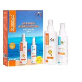 Dermoskin Sun Protection 200 ml Spf 50+ ve After Sun 100 ml Krem
