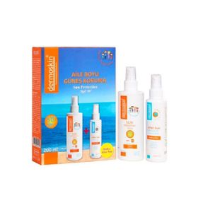 Dermoskin Sun Protection 200 ml Spf 50+ ve After Sun 100 ml Krem