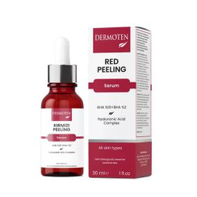 Dermoten 30 ml Arındırıcı Kırmızı Peeling Serum