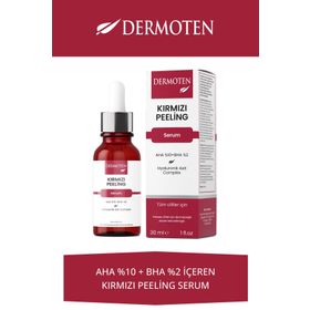 Dermoten 30 ml Arındırıcı Kırmızı Peeling Serum