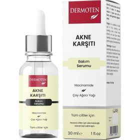 Dermoten 30 ml Niacinamide ve Çay Ağacı Yağı İçeren Akne Karşıtı Cilt Bakım Serumu