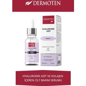 Dermoten Hyaluronik Asit 30 ml Nemlendiricili Cilt Bakım Serum