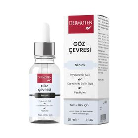 Dermoten Hyaluronik Asit ve Dunaliella Salina Özlü 30 ml Göz Çevresi Bakım Serumu