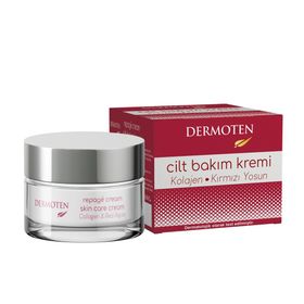 Dermoten Repage Yaşlanma Karşıtı Kolajen & Kırmızı Yosun 50 ml Cilt Bakım Kremi