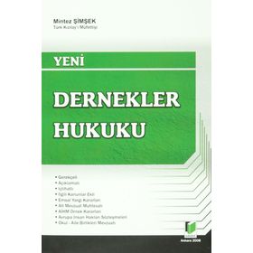 DERNEKLER HUKUKU - MINTEZ ŞİMŞEK