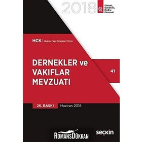 DERNEKLER VE VAKIFLAR MEVZUATI - REMZI ÖZMEN