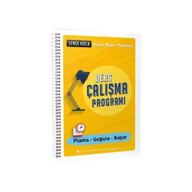 Ders Çalışma Programı - Şenol Hoca Yayınları
