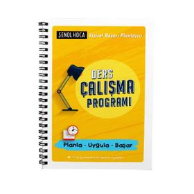 Ders Çalışma Programı - Şenol Hoca Yayınları