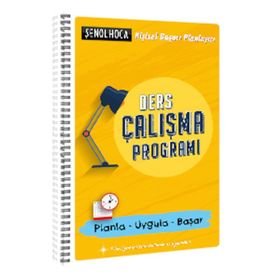 Ders Çalışma Programı - Şenol Hoca Yayınları