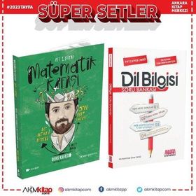 Ders Kafası Ayt Matematik 1. Kitap ve Akm Dil Bilgisi Soru Bankası Seti 2 Kitap
