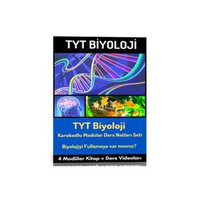 Ders Videolu 2024 TYT Biyoloji Modüler Kitap Seti