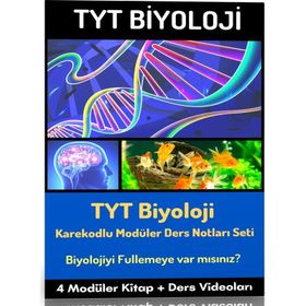 Ders Videolu 2024 TYT Biyoloji Modüler Kitap Seti