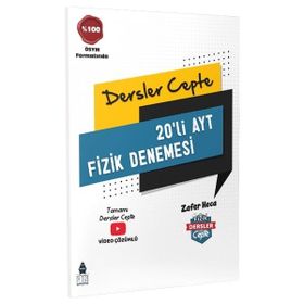 Dersler Cepte 20'li AYT Fizik Denemesi Tonguç Akademi