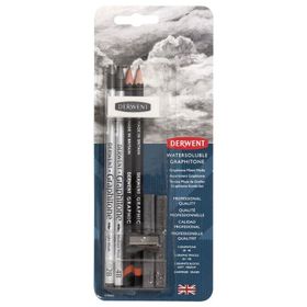 Derwent 0700662 Watersoluble Graphitone Set