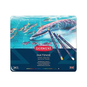 Derwent 0700929 Inktense 24'lü Sulu Boya Kalem Seti