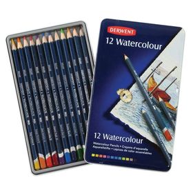 Derwent 32881 Watercolour 6,9 mm Sulandırılabilir 12 Li Kuru Boya Kalemi
