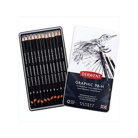 Derwent 9B-H Graphic Dereceli Kalem Seti
