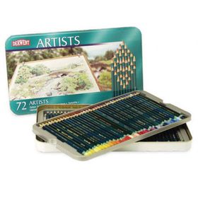 Derwent Artists 72'li Teneke Kutu Kuruboya Kalemi
