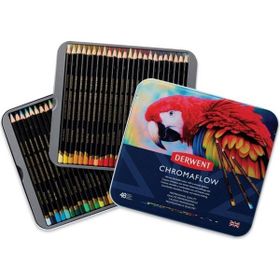 Derwent DW2306013 Chromaflow 48 Renk Metal Kutu Kuruboya