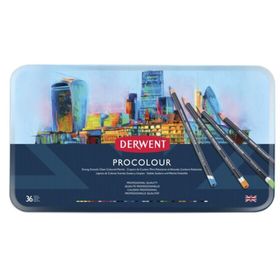 Derwent Procolour 36'lı Set Teneke Kutu Kuruboya