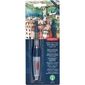 Derwent Push Button Waterbrush İnce Uç 2 mm Fırça