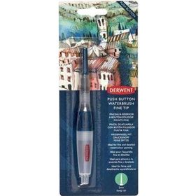 Derwent Push Button Waterbrush İnce Uç 2 mm Fırça