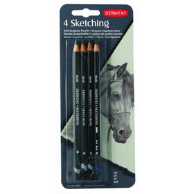 Derwent Sketching Pencils 4`lü Blister Çizim Kalemi Seti
