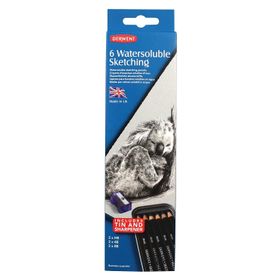 Derwent Sketching Pencils 6`lı Teneke Kutu Çizim Kalemi Seti