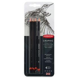 Derwent Soft Graphic Dereceli Kalem 4'lü Set