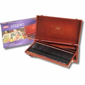 Derwent Studio 72'li Ahşap Kutu Kuruboya Kalemi