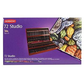Derwent Studio 72'li Ahşap Kutu Kuruboya Kalemi