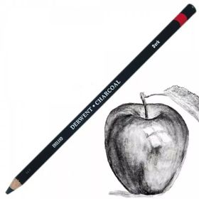 Derwent Tinted Charcoal Renkli Kömür Charcoal Dark Füzen Kalem