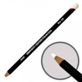 Derwent Tinted Charcoal Renkli Kömür TC21 White Füzen Kalem